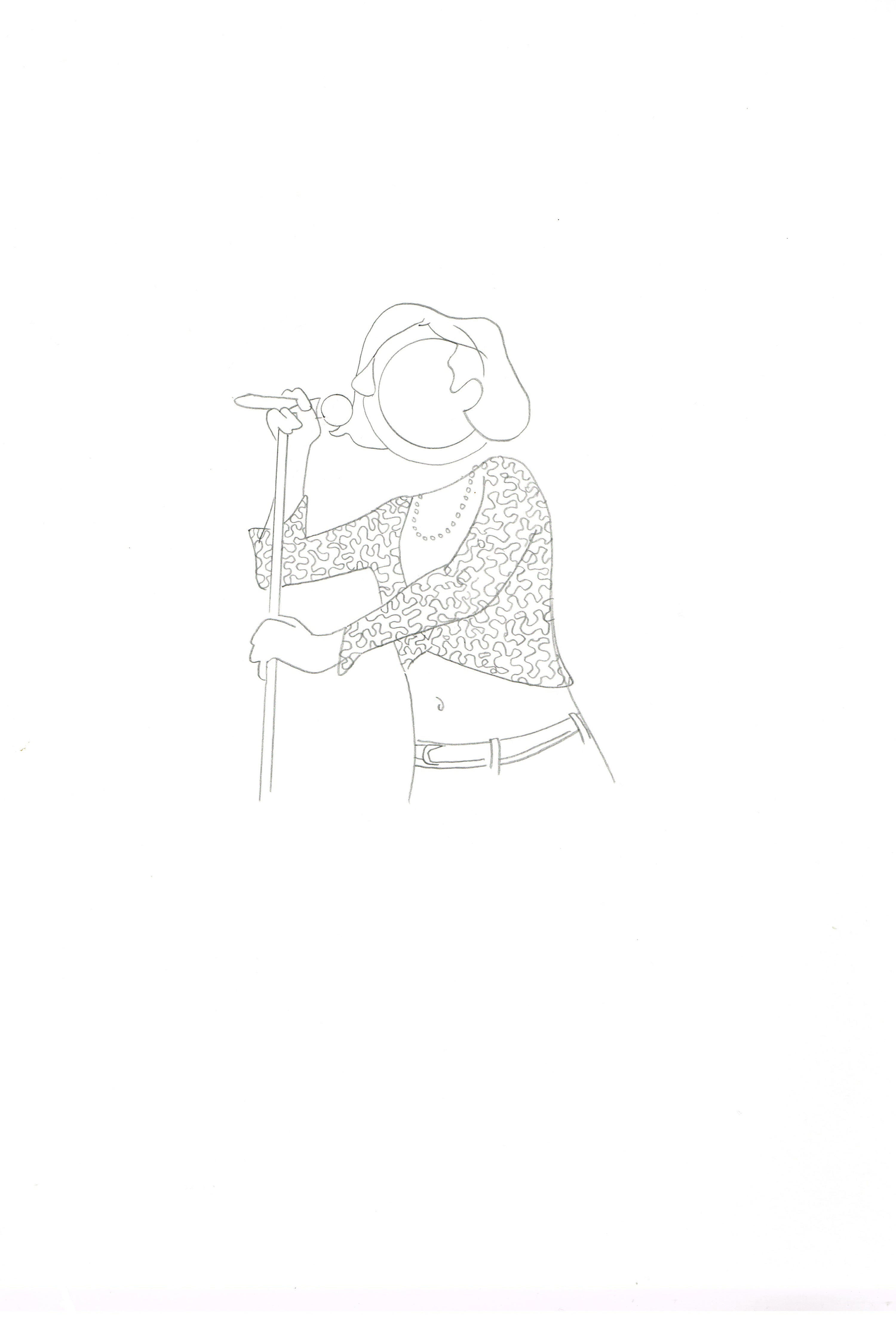 Brett Anderson - Original A3 Pencil Drawing