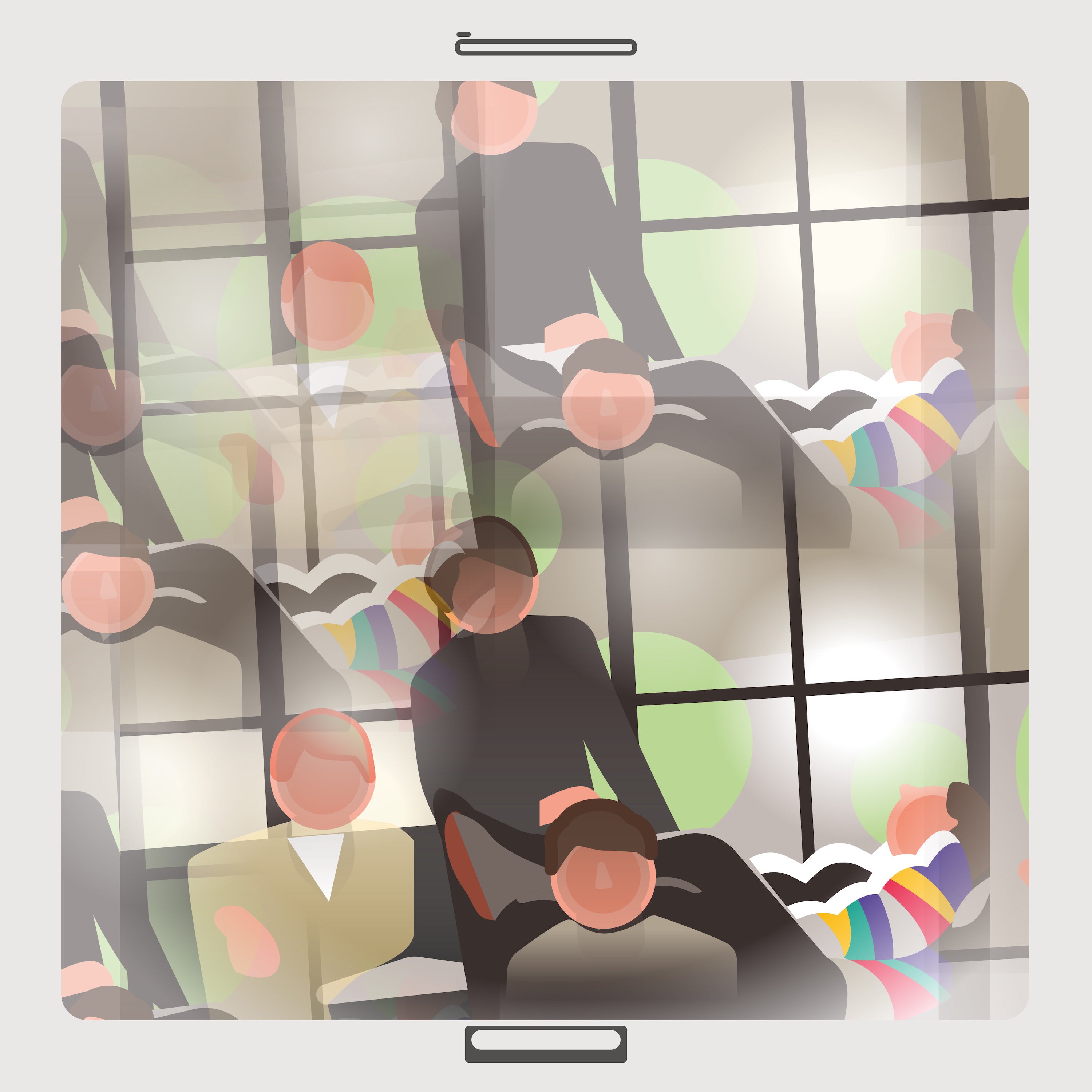 The Charlatans 'We Are Love'  12" print