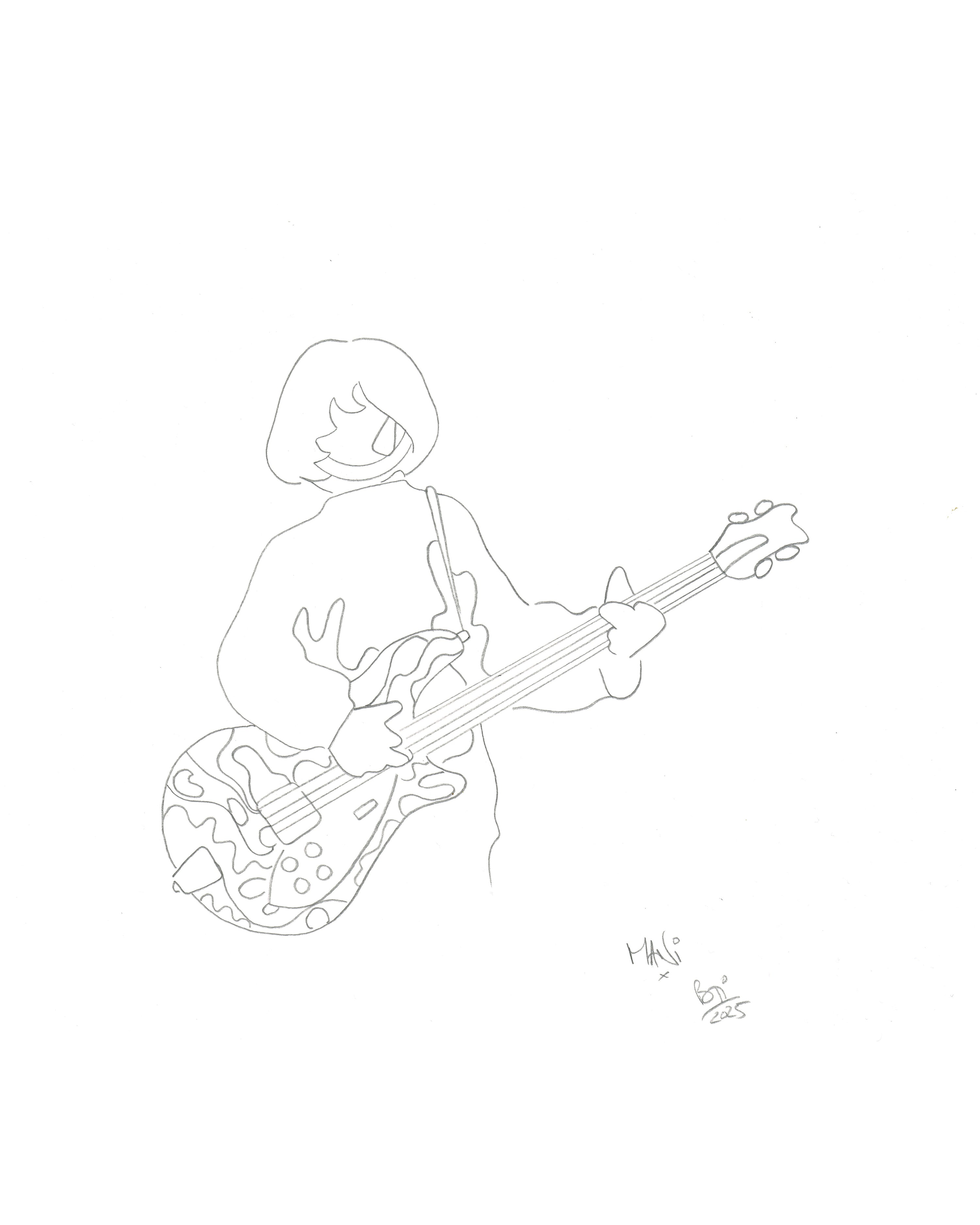 Mani - Original A3 Pencil Drawing