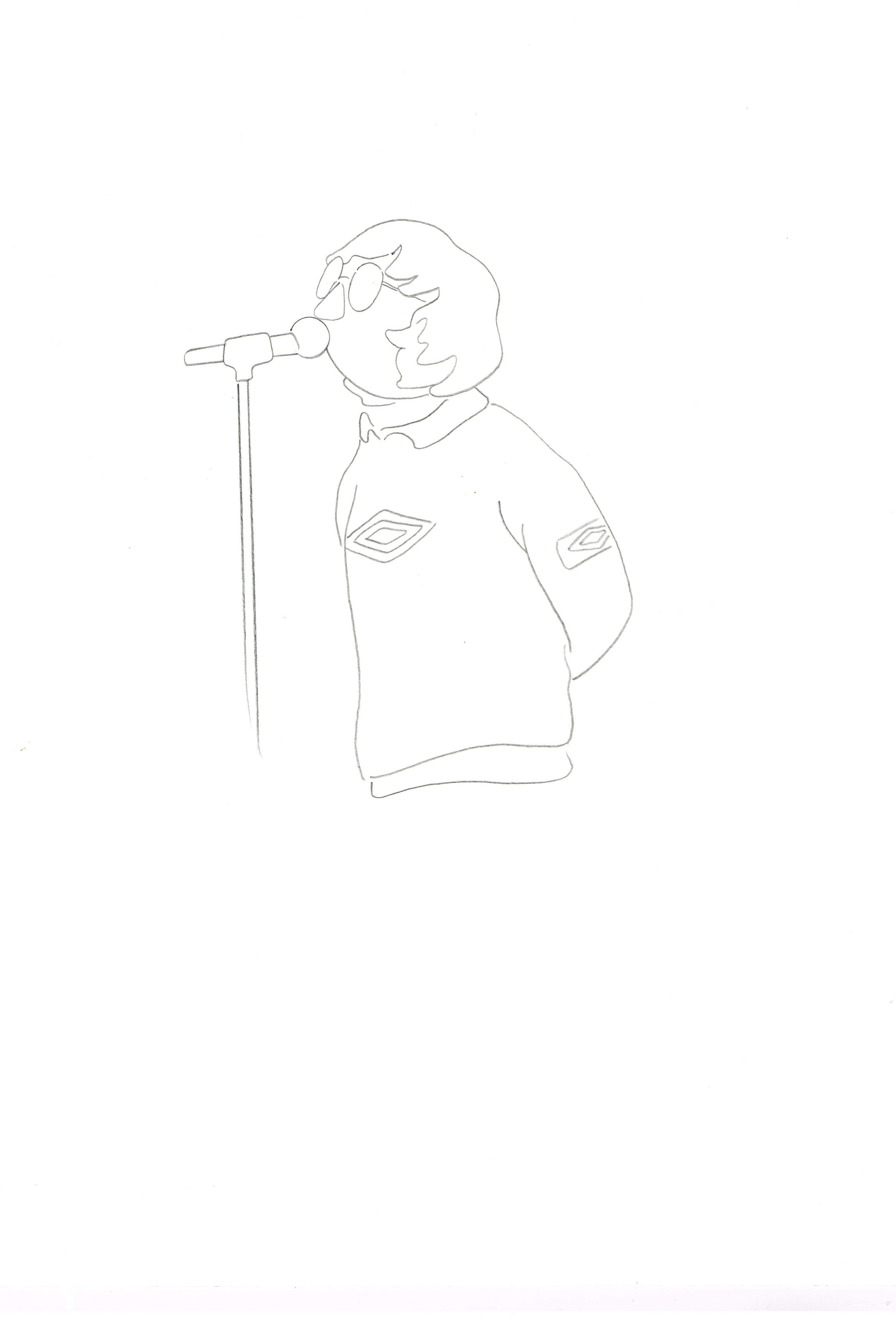 Liam Gallagher - Original A3 Pencil Drawing