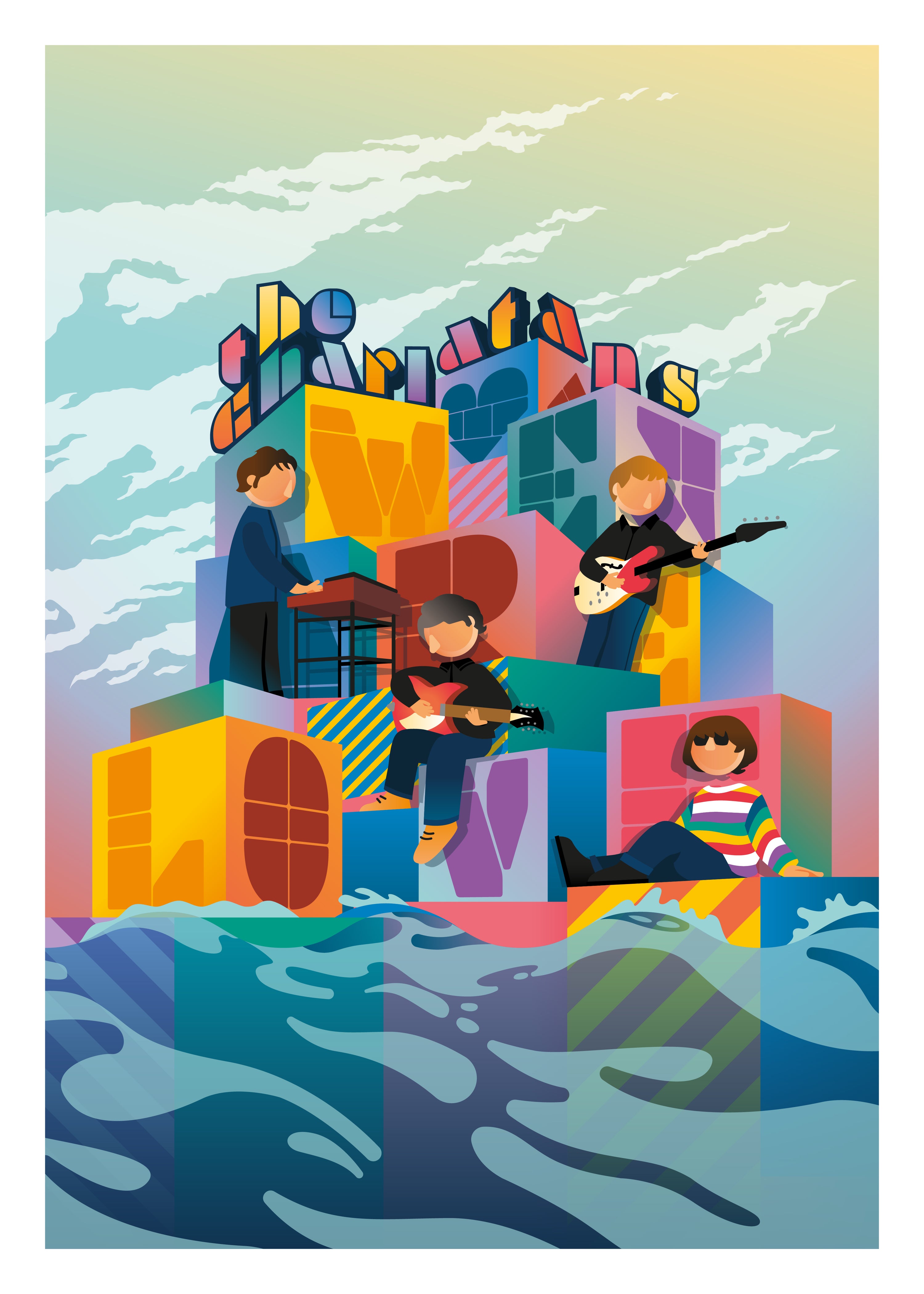 The Charlatans 'We Are Love' Art Print
