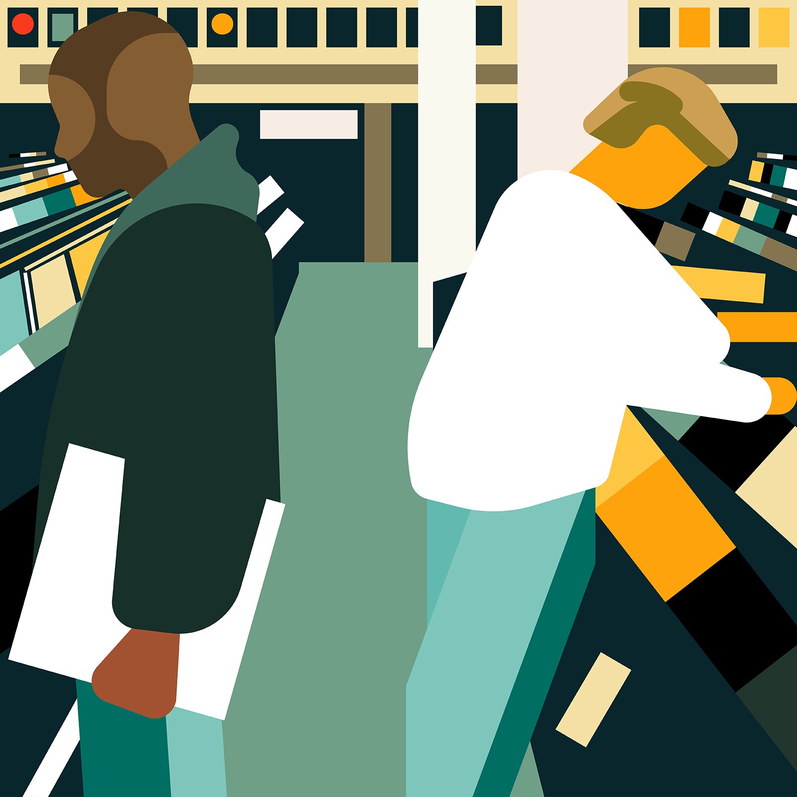 DJ Shadow 'Endtroducing'  12" print