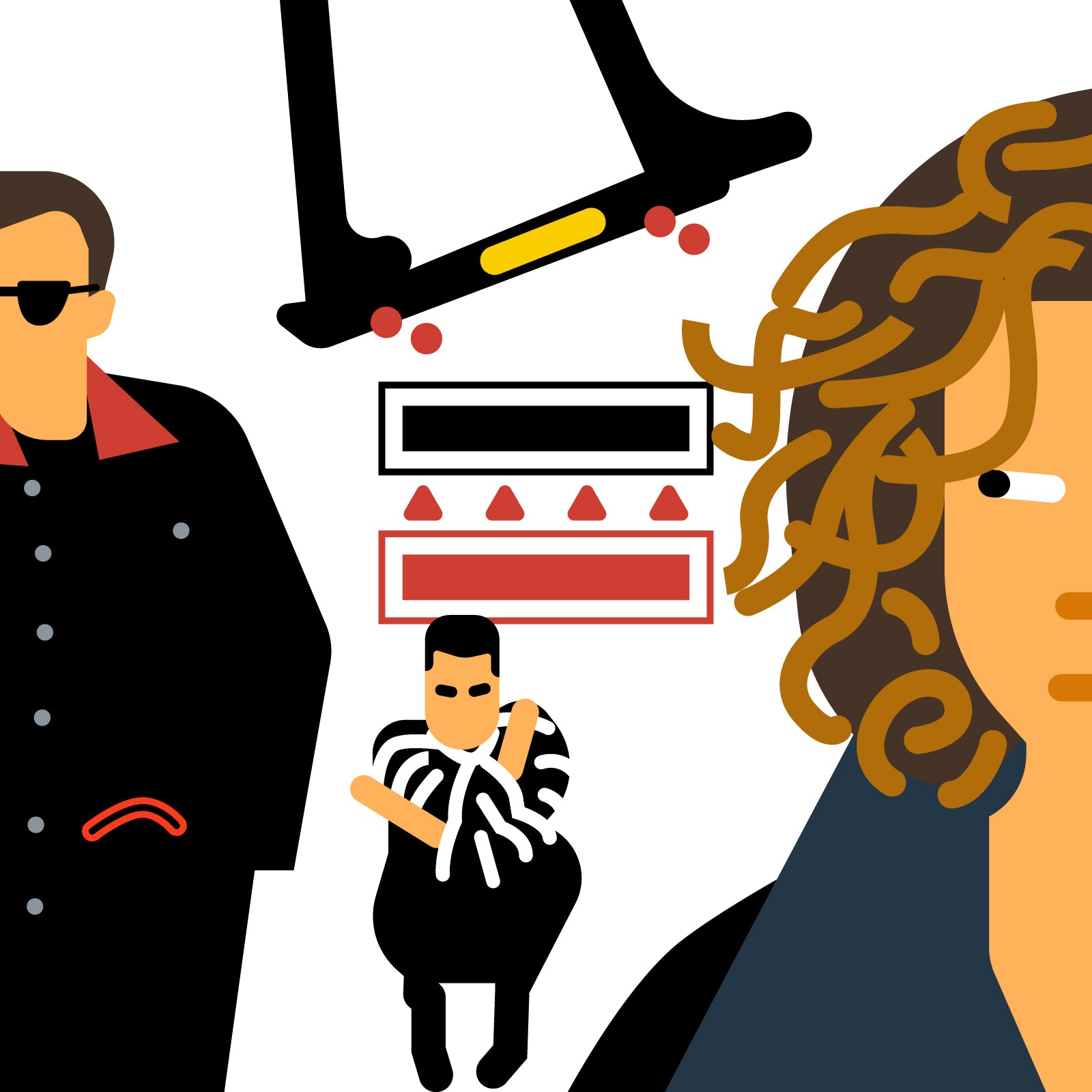 INXS 'Kick'  12" print