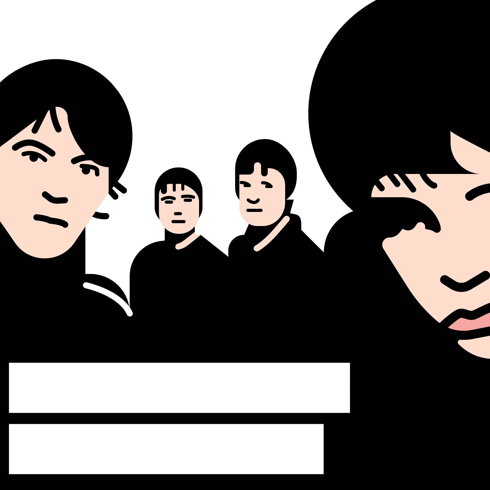 The Charlatans 'Tellin' Stories'  12" print